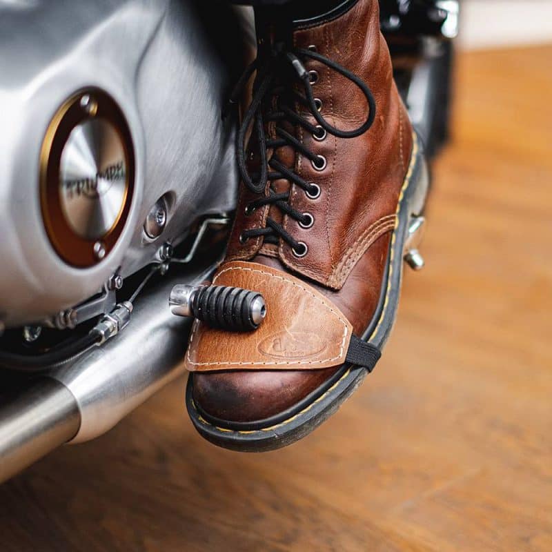 protège-chaussures en cuir
