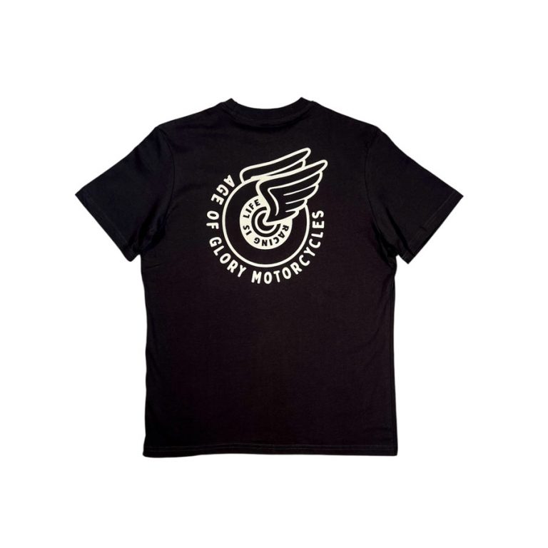 T-shirt Champ noir Age of glory Ride with Mortimer