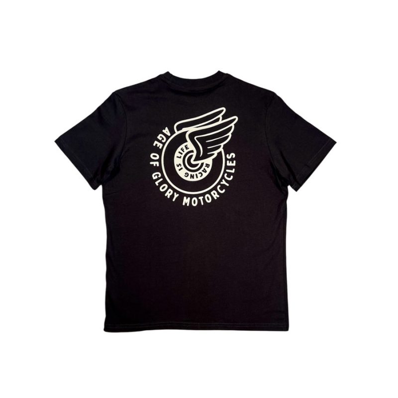 T-shirt Champ noir Age of glory Ride with Mortimer