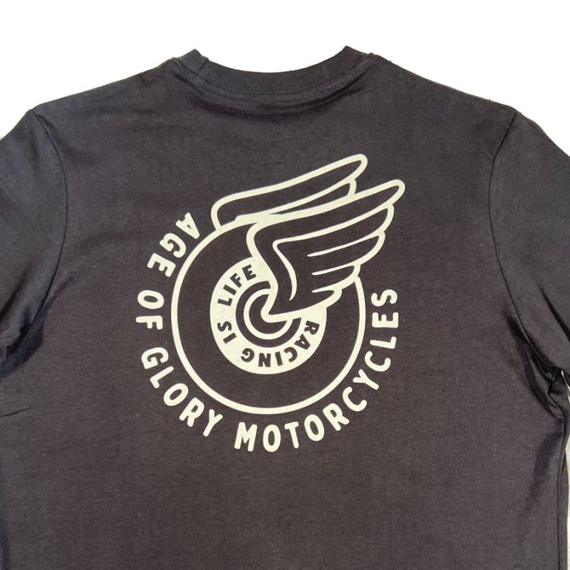 T-shirt Champ noir Age of glory Ride with Mortimer