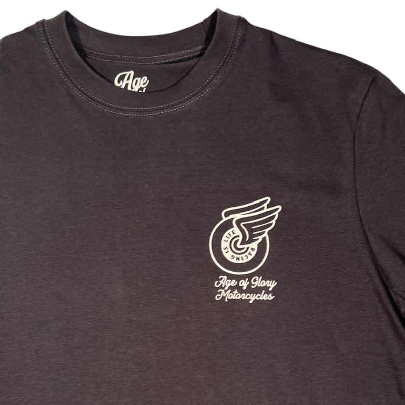 T-shirt Champ noir Age of glory Ride with Mortimer