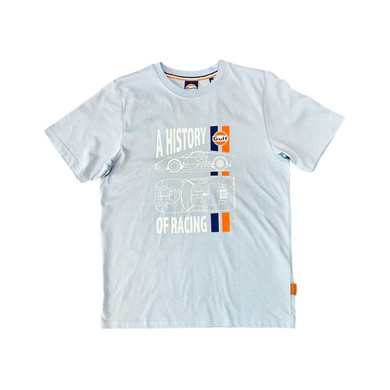 T-shirt racing history gulf